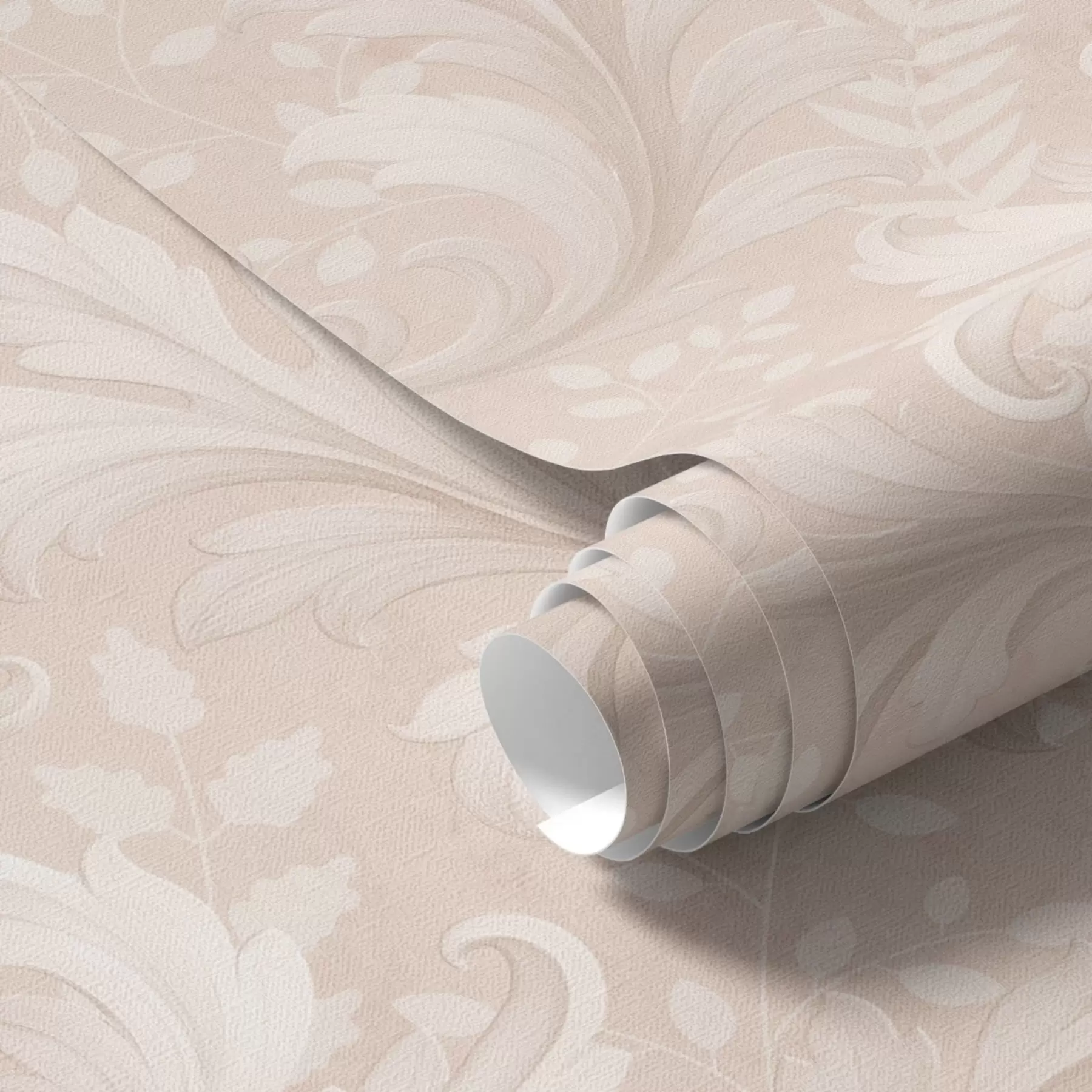 Fototapeta Akantowe zawijasy na ciepłym beżowym tle a00772