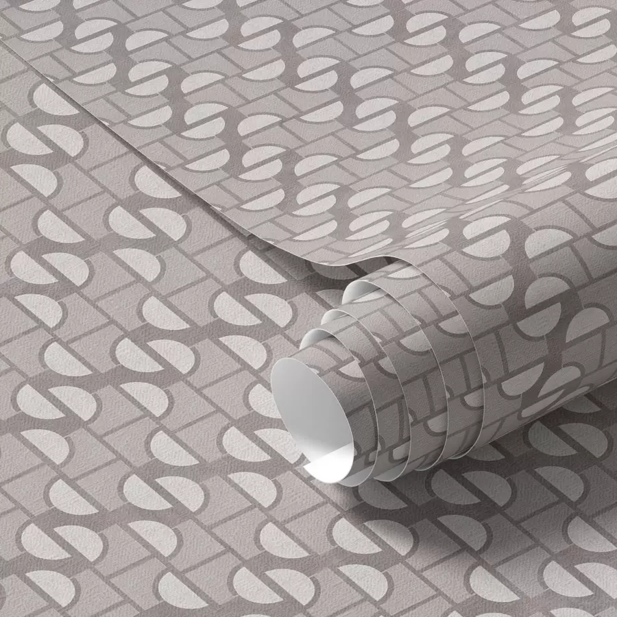 Fototapeta Małe fioletowe półkola na subtelnej siatce a00916