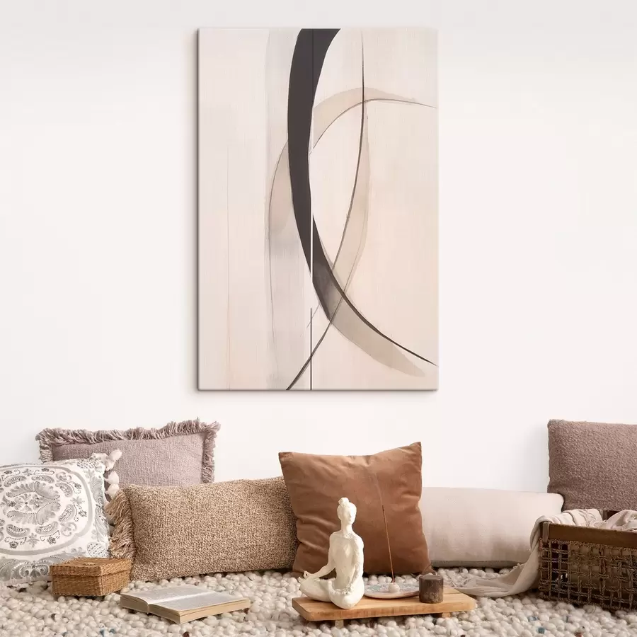 Obraz Elegancka kaligrafia. Abstrakcja s46468