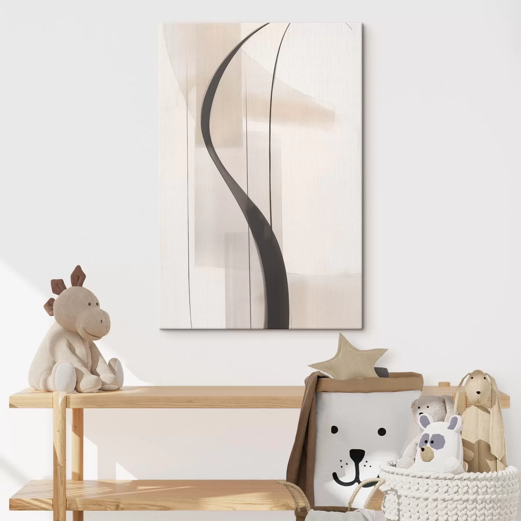 Obraz Elegancka kaligrafia. Abstrakcja s46469