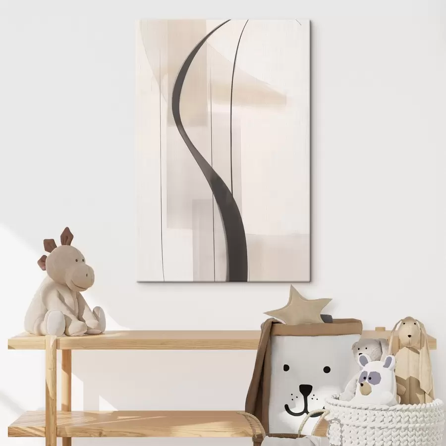 Obraz Elegancka kaligrafia. Abstrakcja s46469