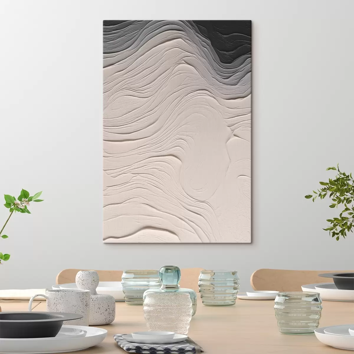 Obraz Falista tekstura s46474