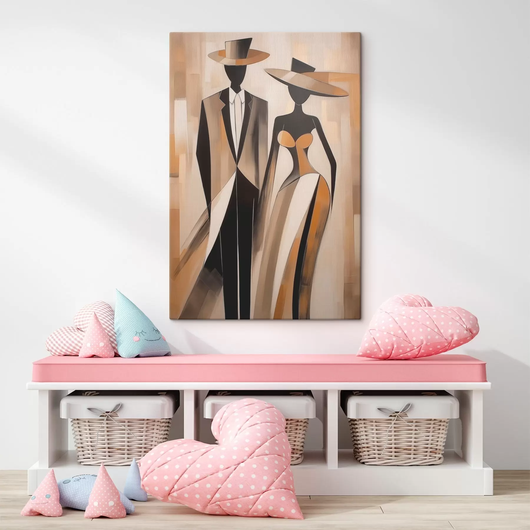 Obraz Sylwetki pary s46477