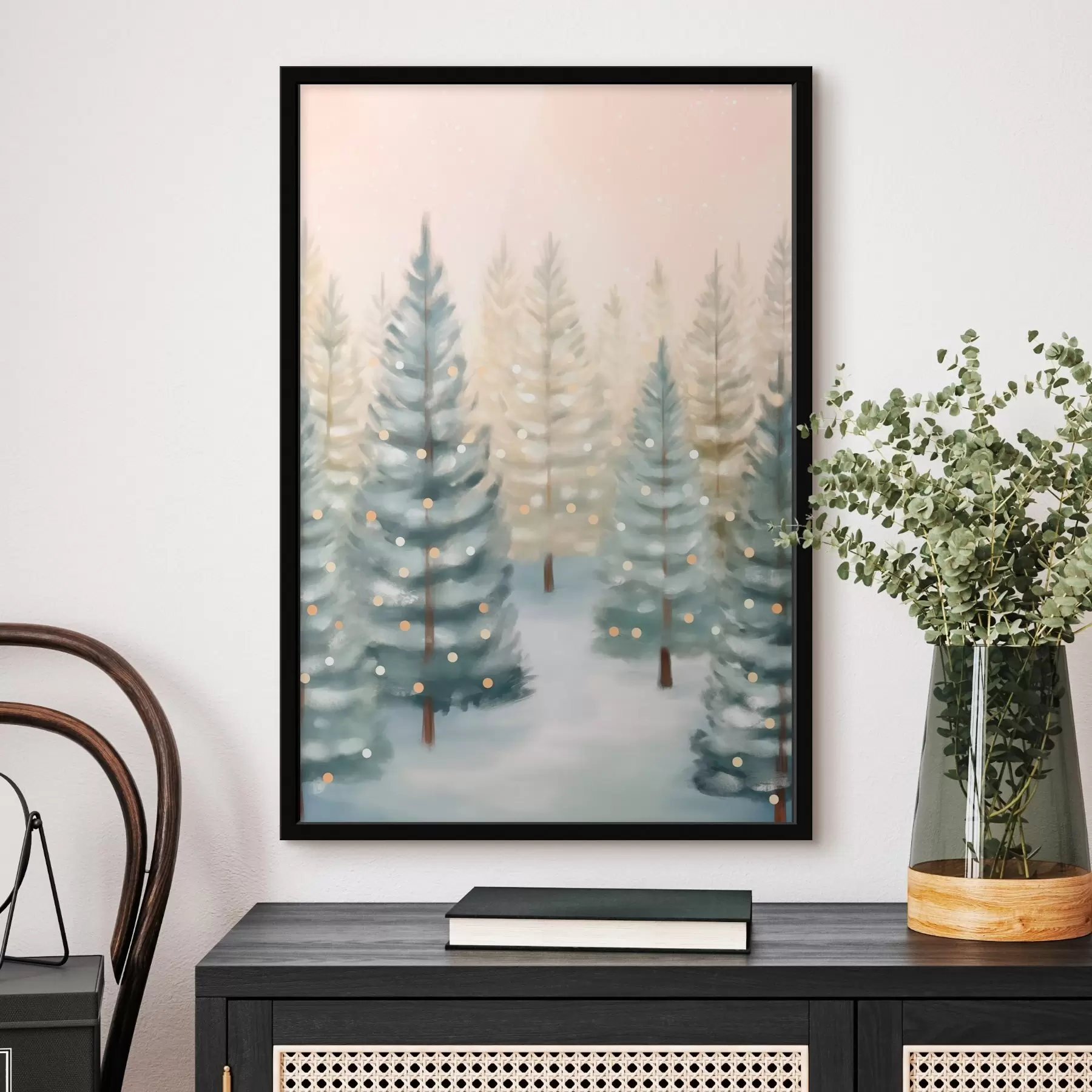 Fototapeta Świąteczny las f46456