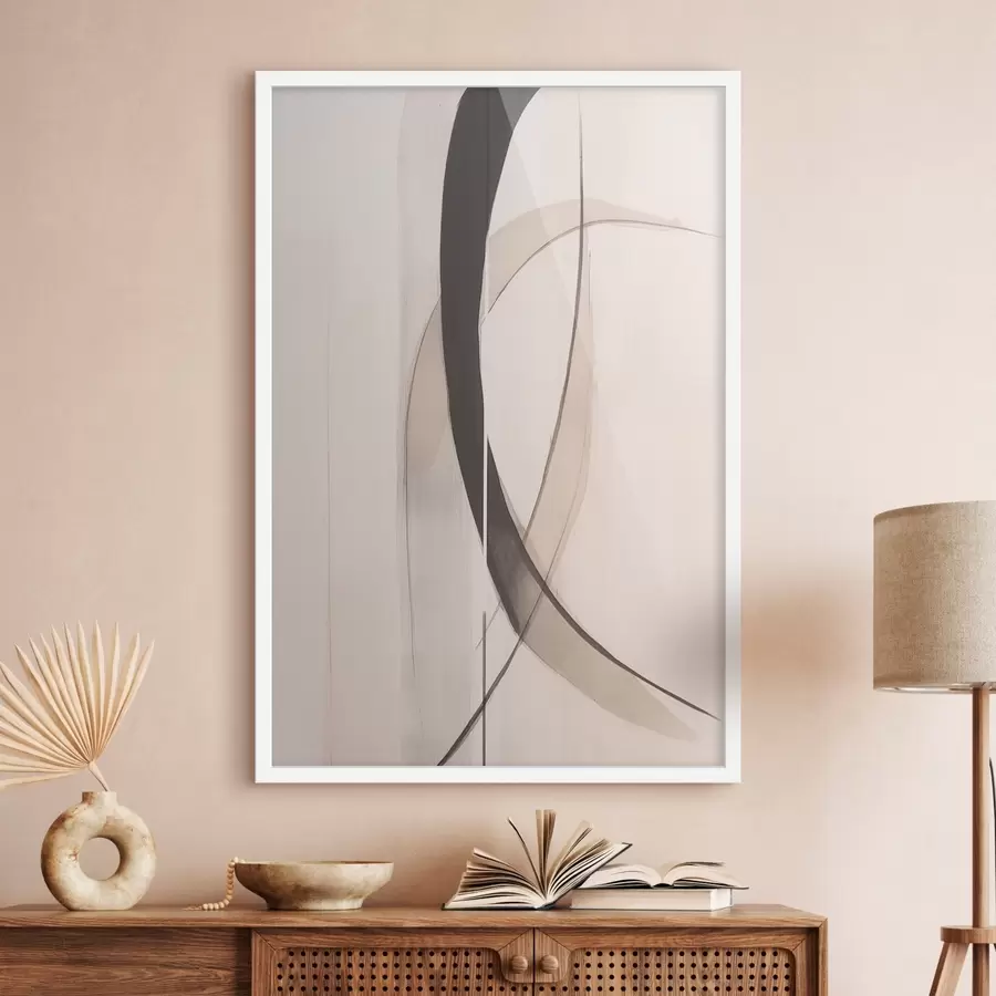 Fototapeta Elegancka kaligrafia. Abstrakcja f46468