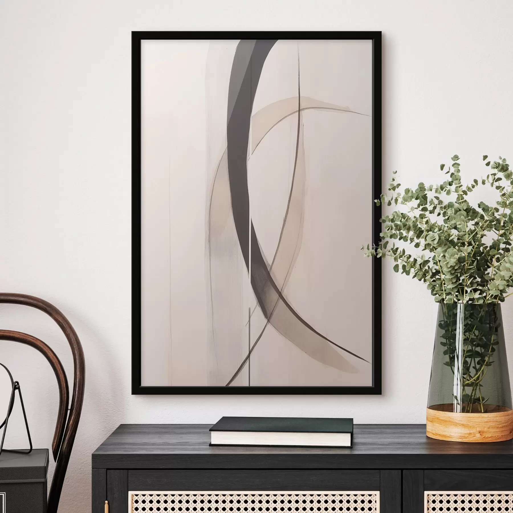 Fototapeta Elegancka kaligrafia. Abstrakcja f46468