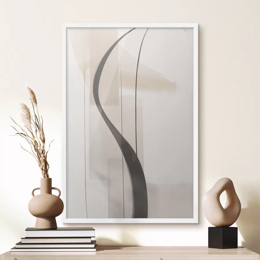 Fototapeta Elegancka kaligrafia. Abstrakcja f46469