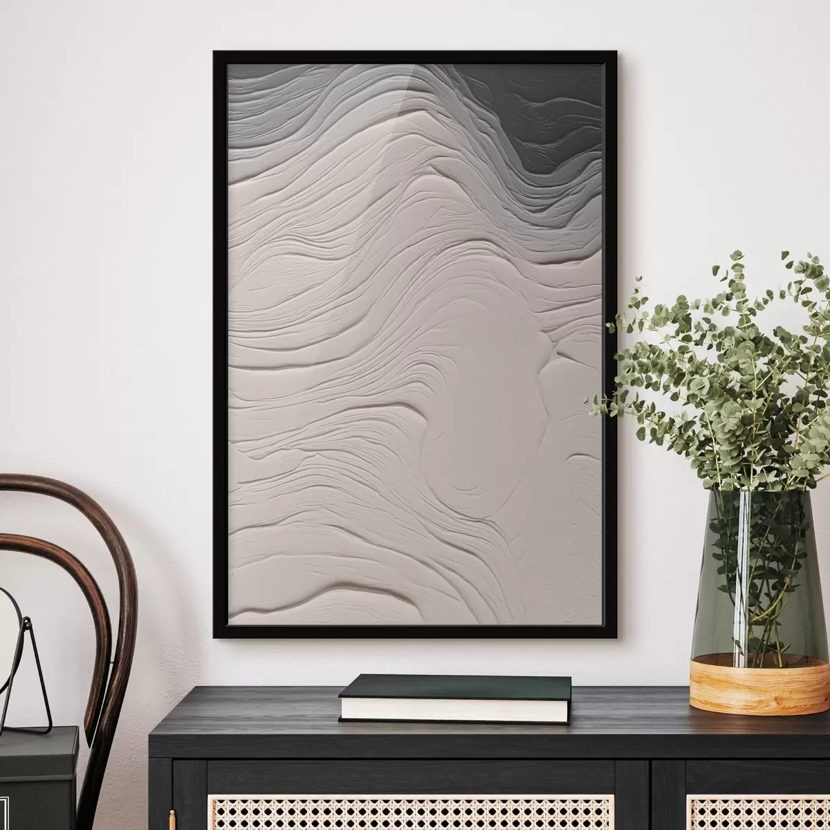 Plakat Falista tekstura f46474