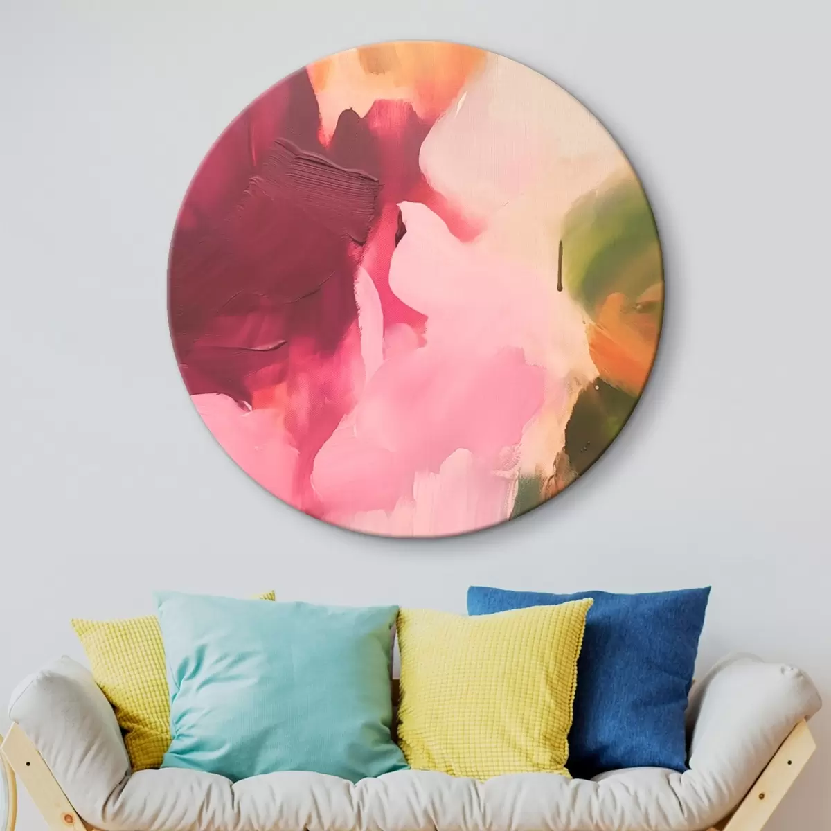 Okrągłe obrazy Malarstwo abstrakcyjne r46461