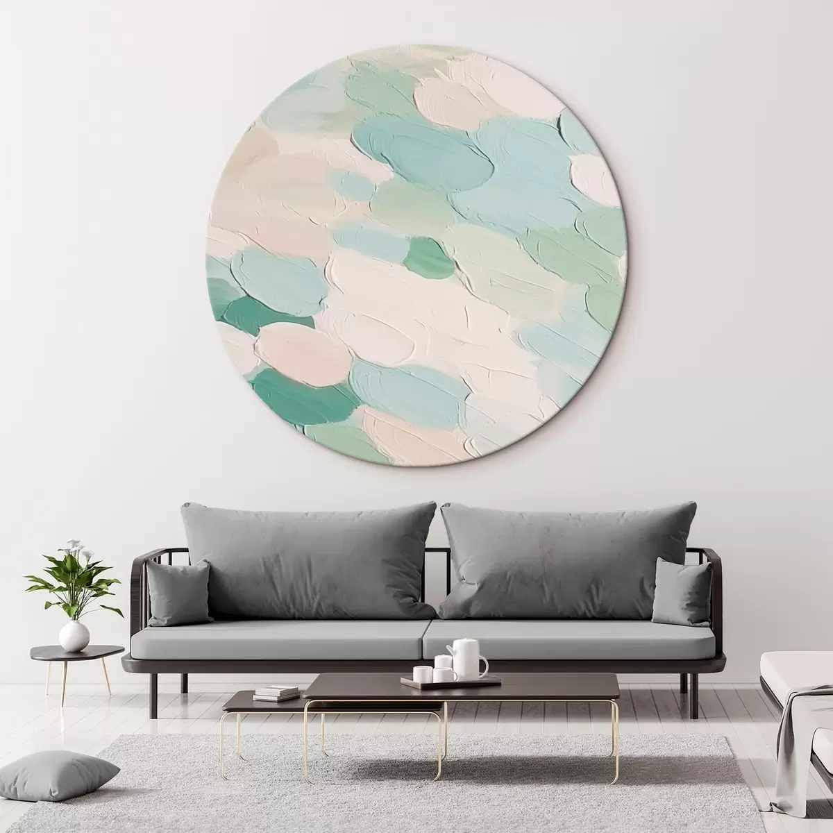 Okrągłe obrazy Abstrakcja r46559