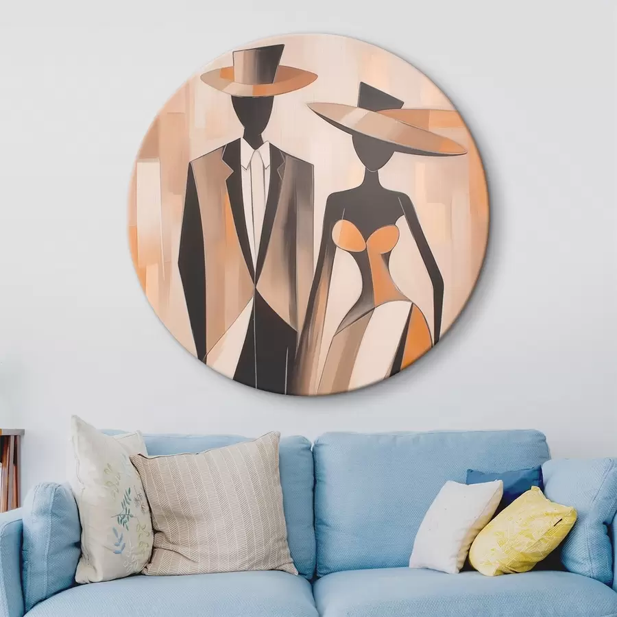 Obraz Sylwetki pary r46477