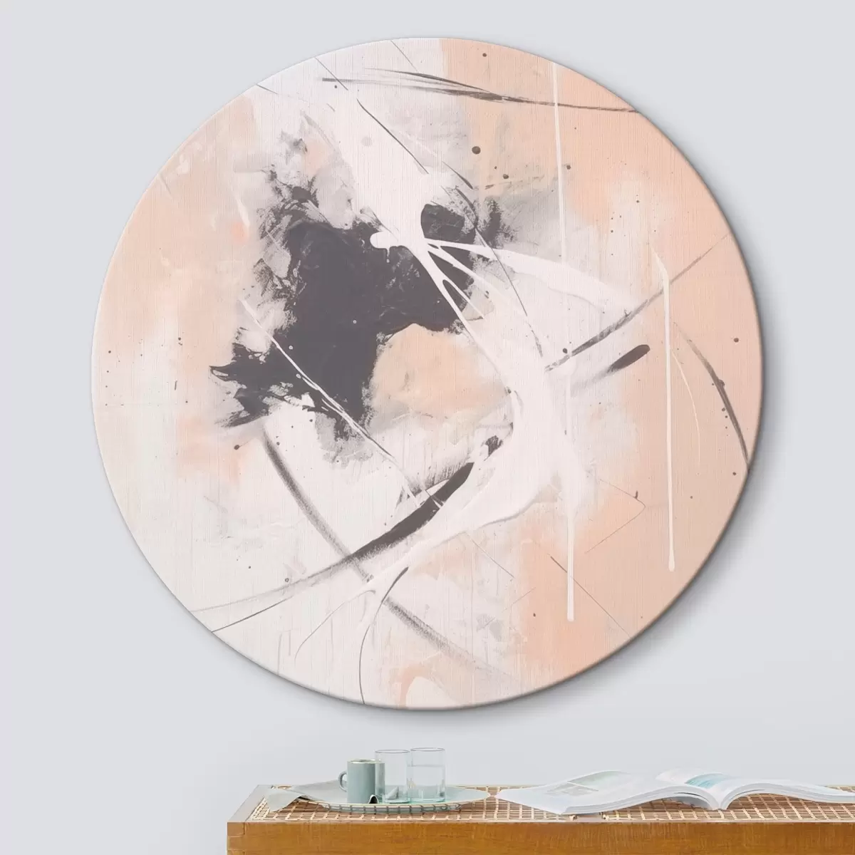 Okrągłe obrazy Abstrakcja r46556