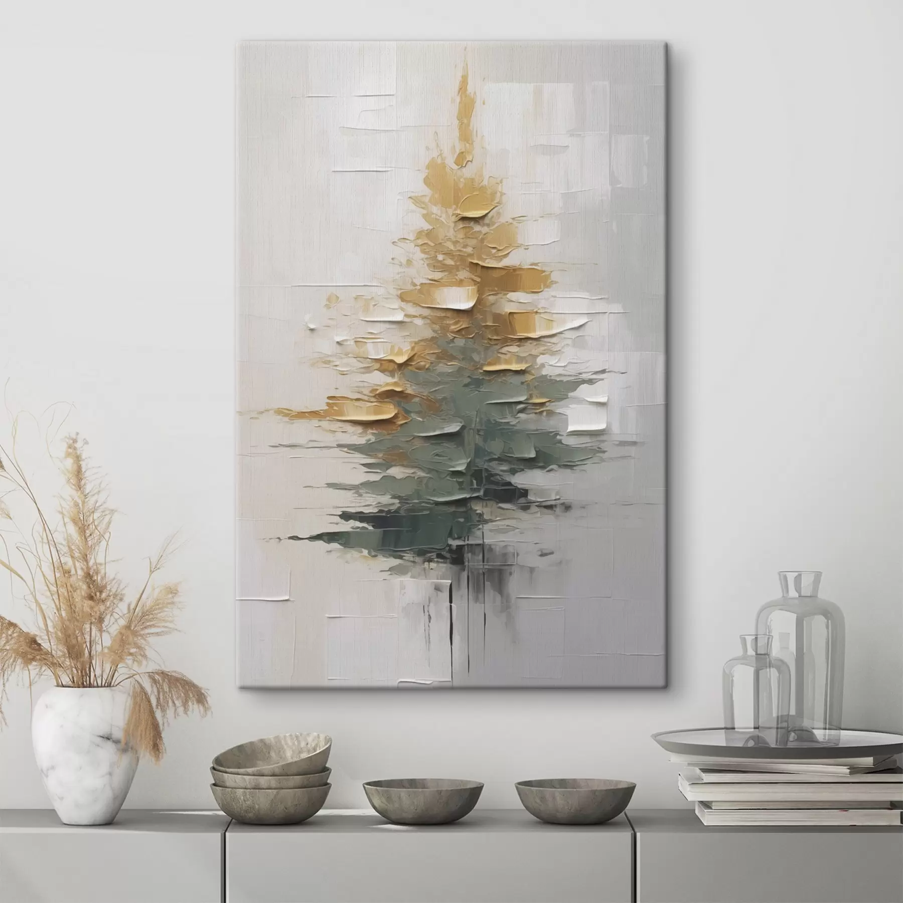 Obraz Abstrakcyjna świerk s46570