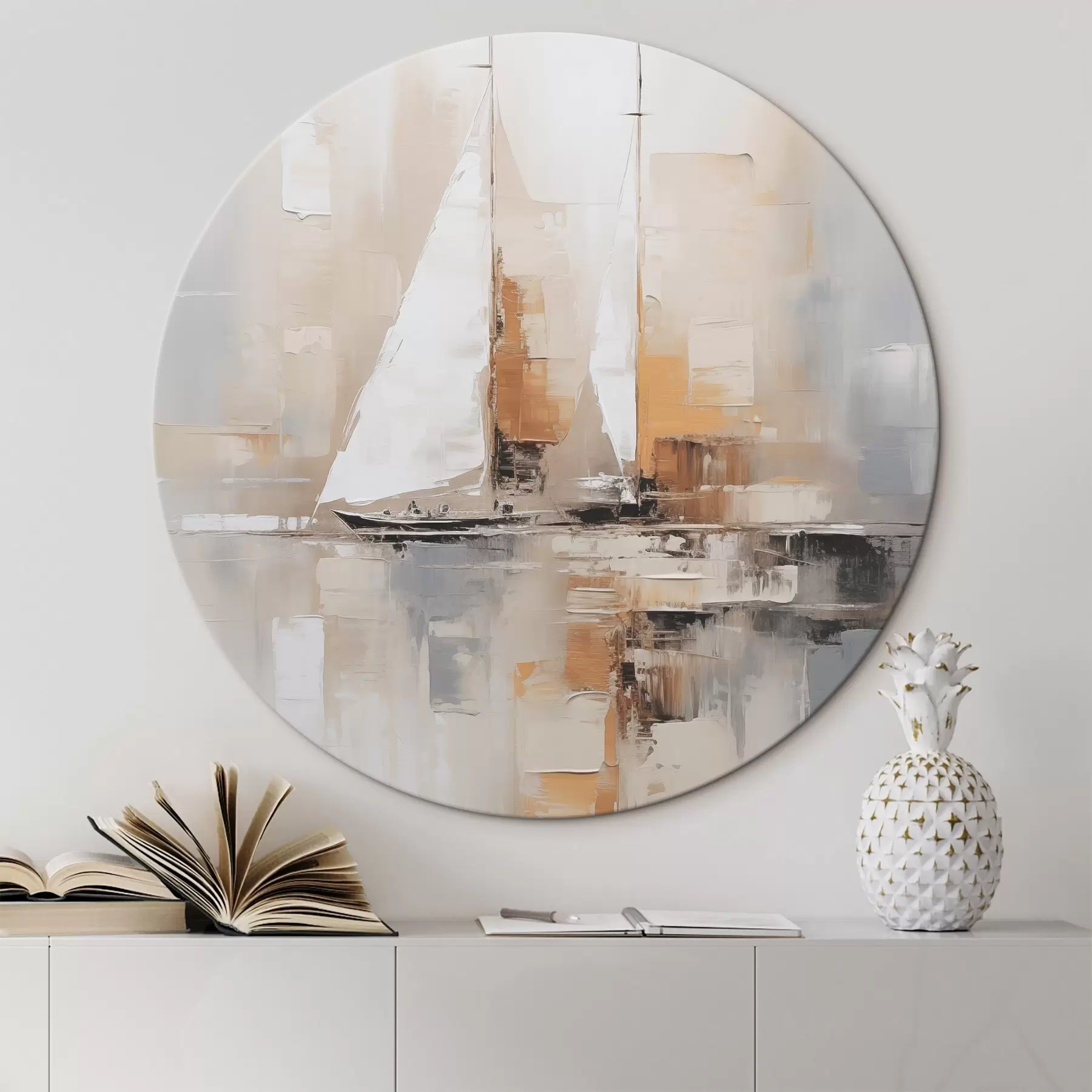 Obraz Abstrakcja żaglówki r46566