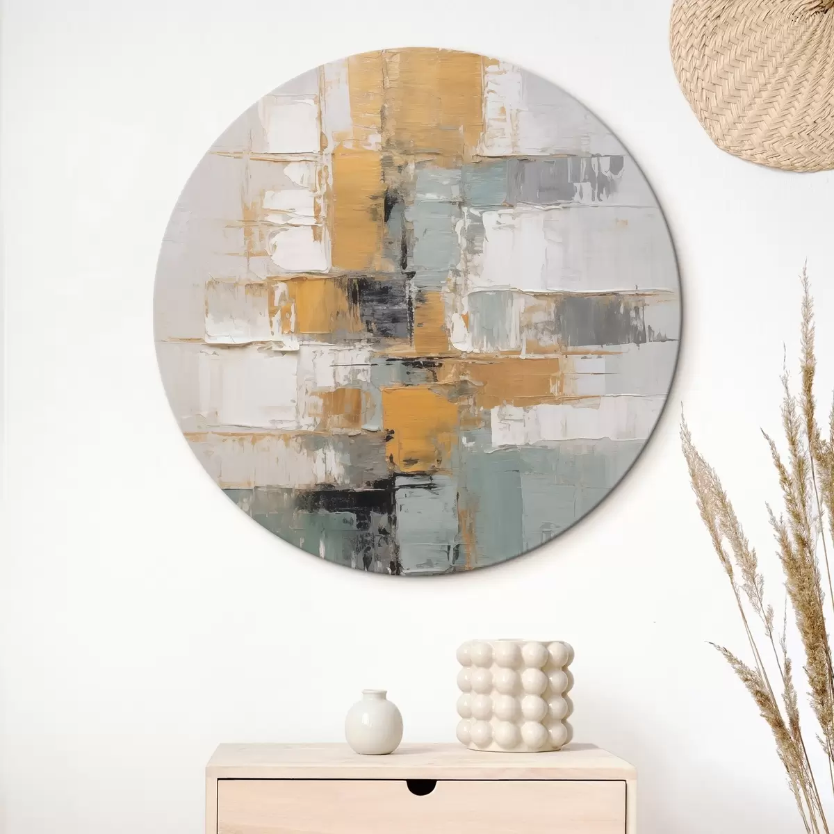 Okrągłe obrazy Skład abstrakcyjny r46569