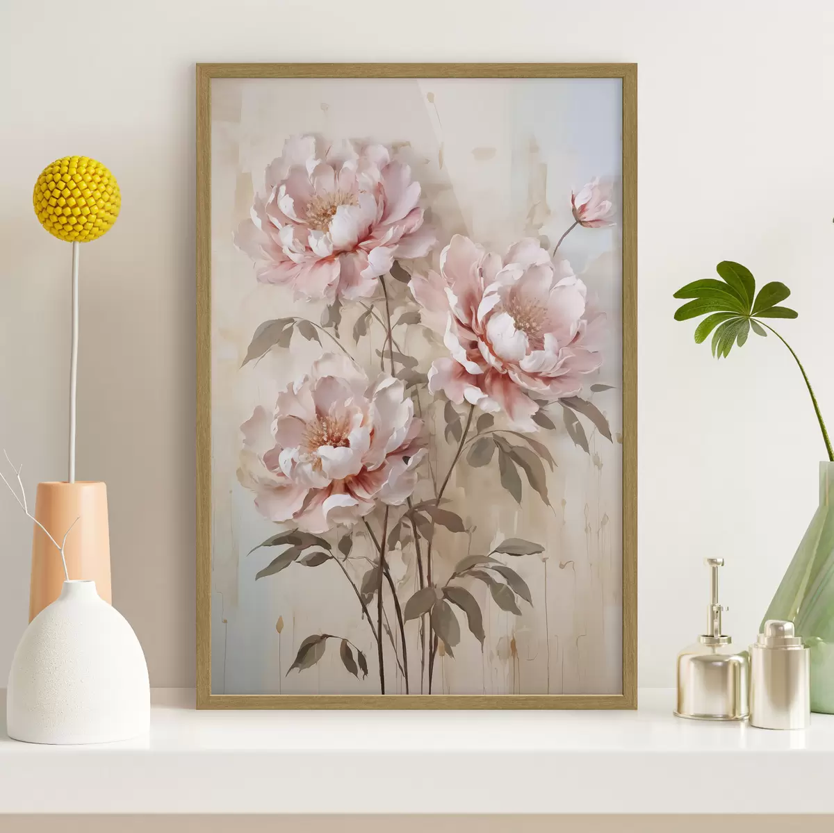 Plakat Piwonie f46561