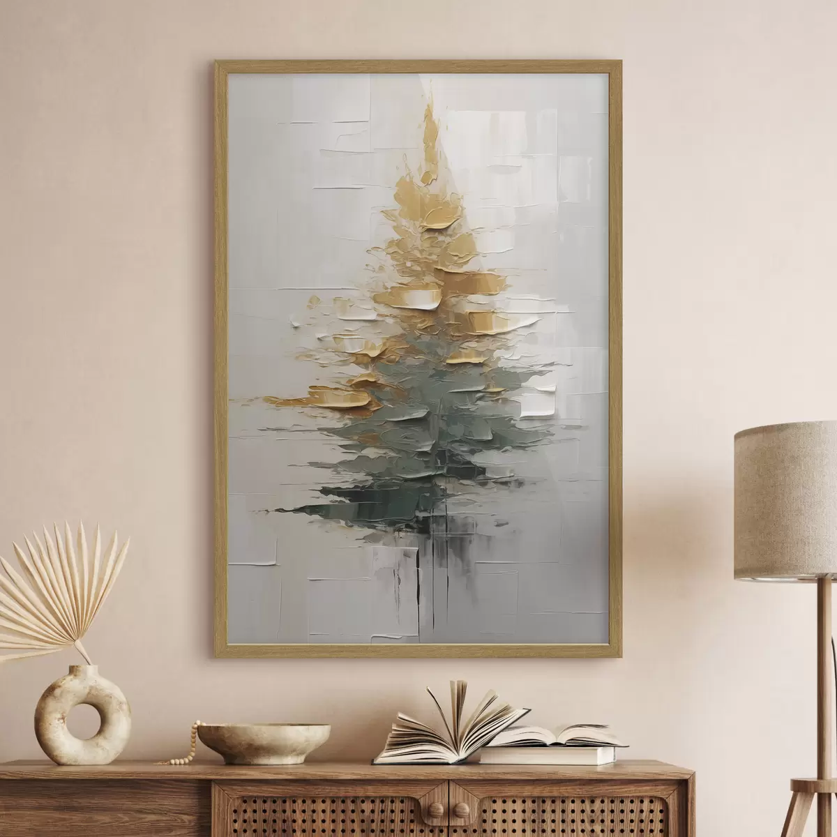 Plakat Abstrakcyjna świerk f46570