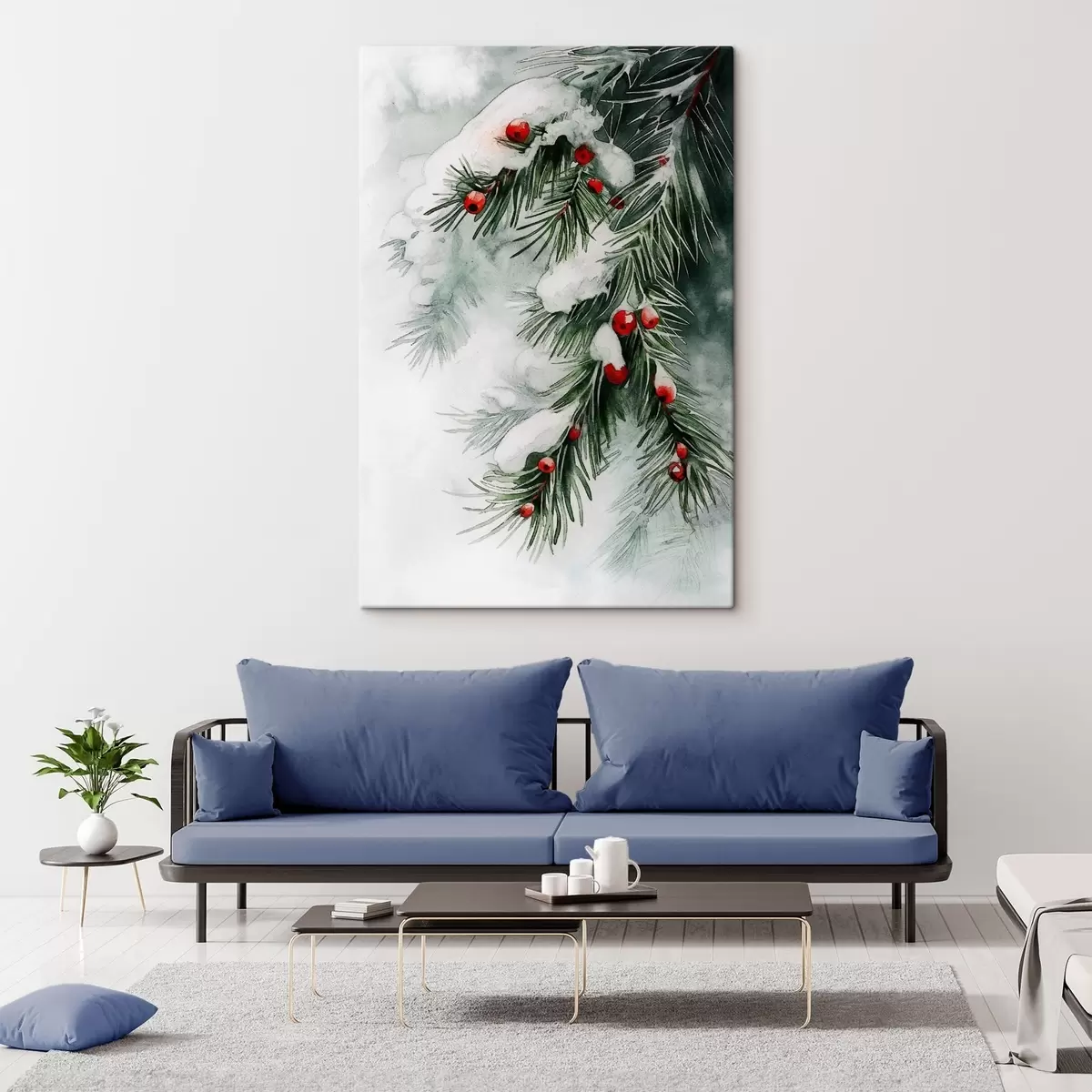 Obraz Zimowe gałęzie s46584