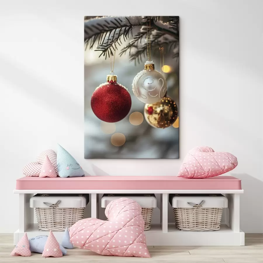 Obraz  bombki świąteczne s46588