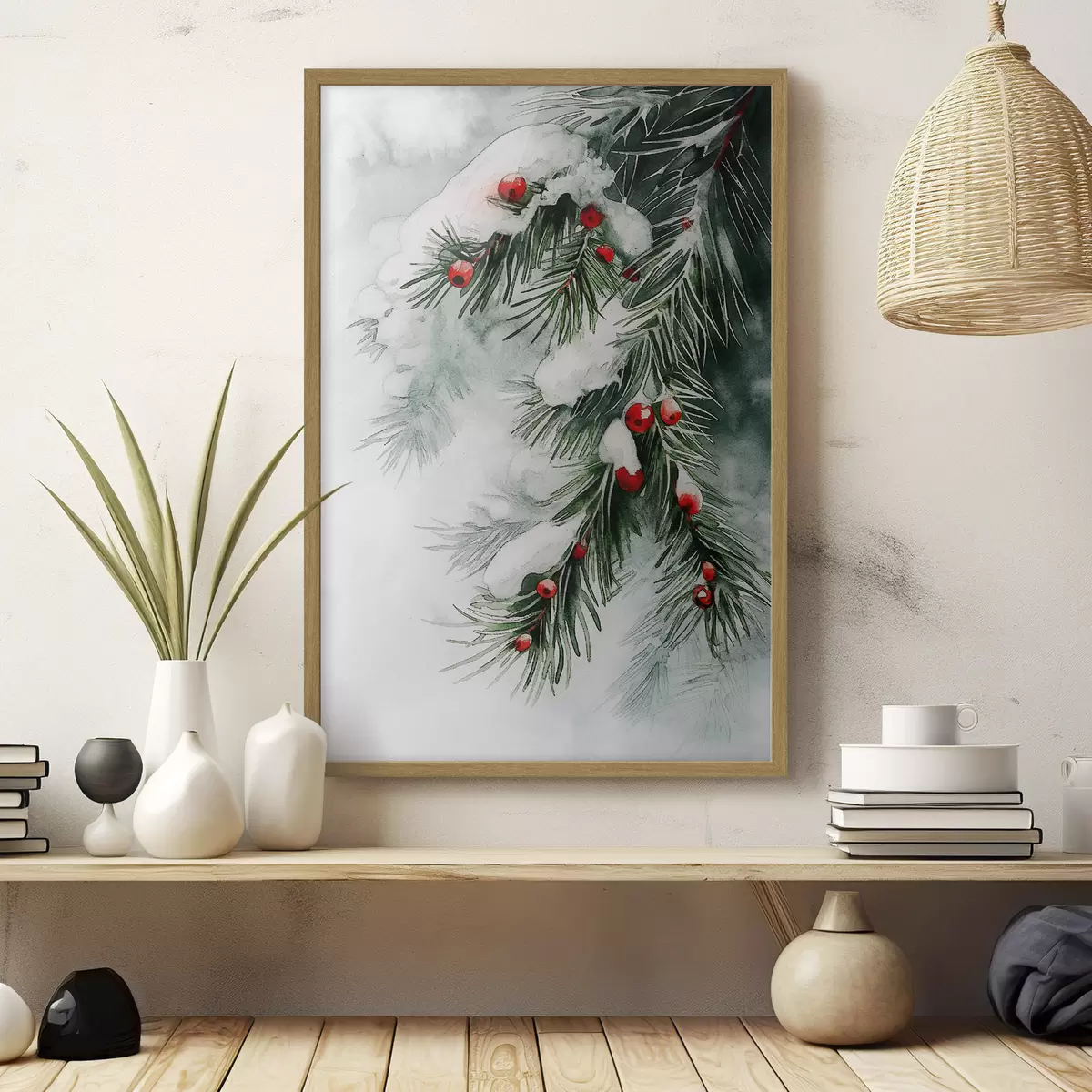 Plakat Zimowe gałęzie f46584