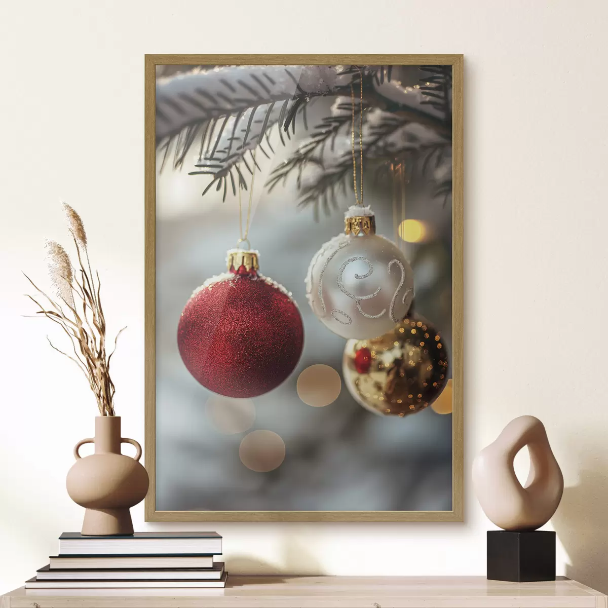 Plakat bombki świąteczne f46588