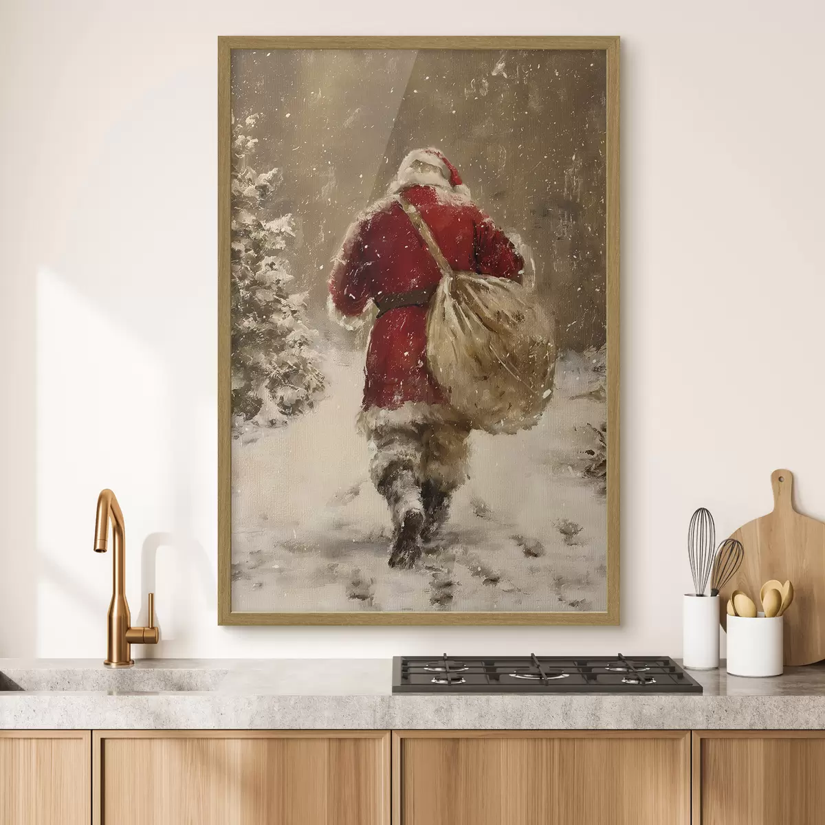 Plakat Święty Mikołaj f46590