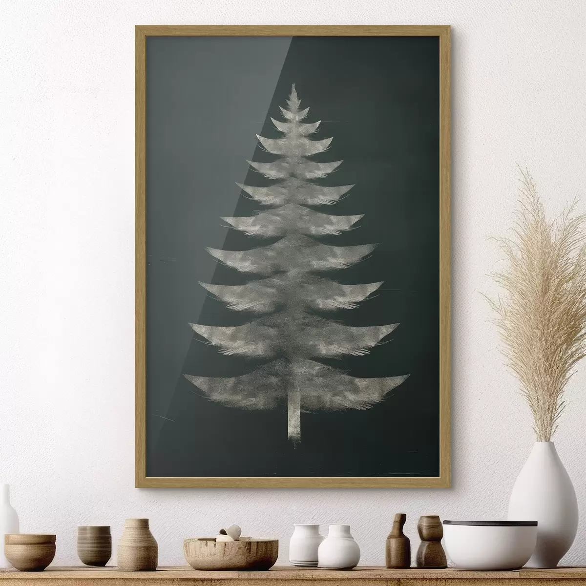 Plakat choinka f46593