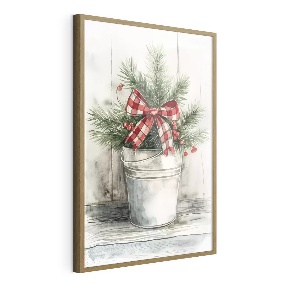 Plakat Choinka w doniczce f46608