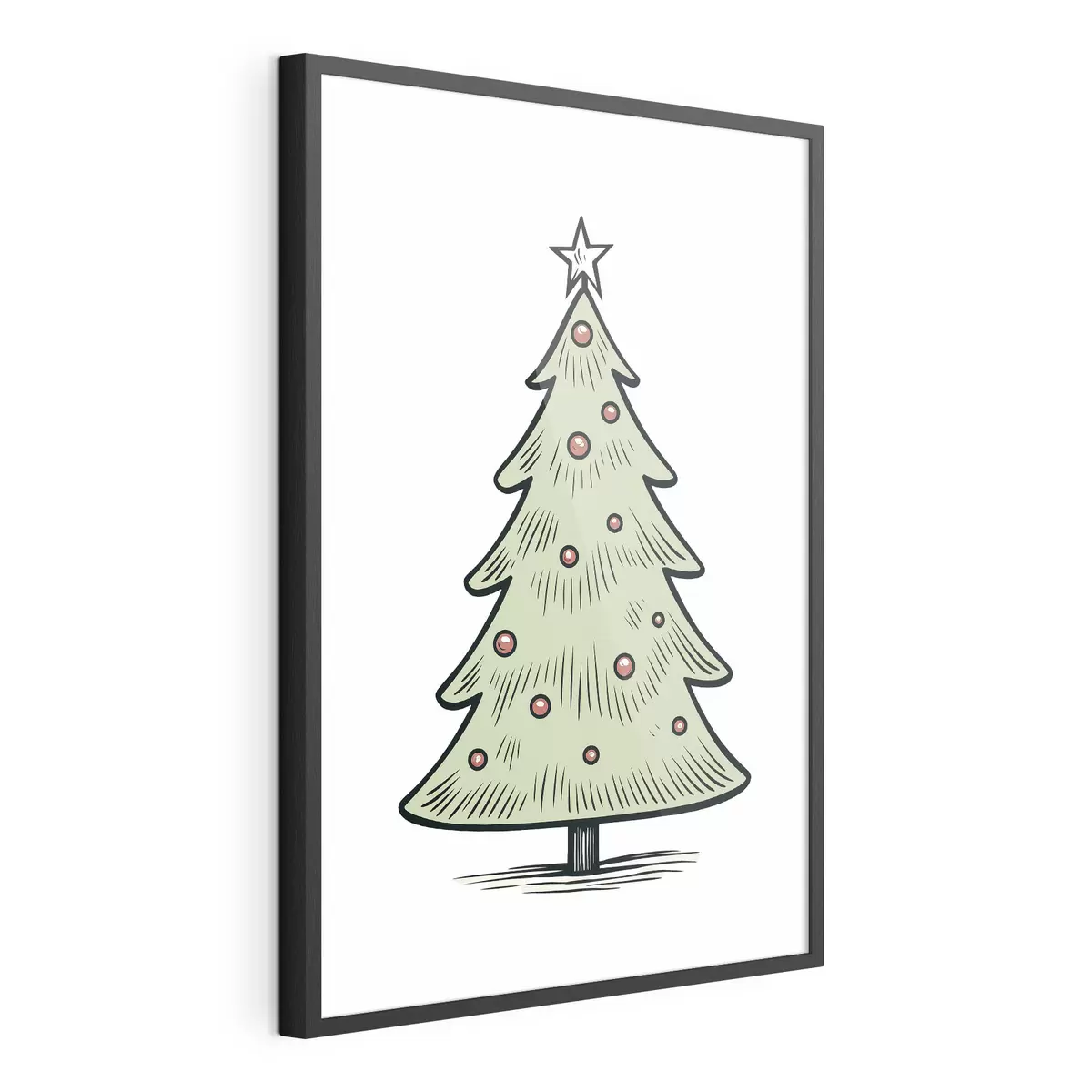 Plakat choinka f46616