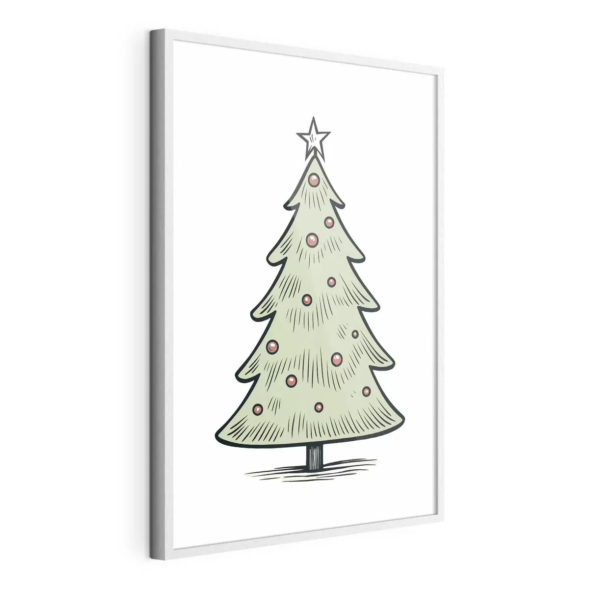 Plakat choinka f46616