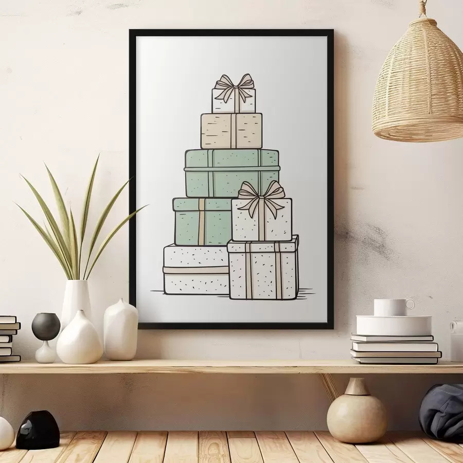 Fototapeta Prezenty f46617