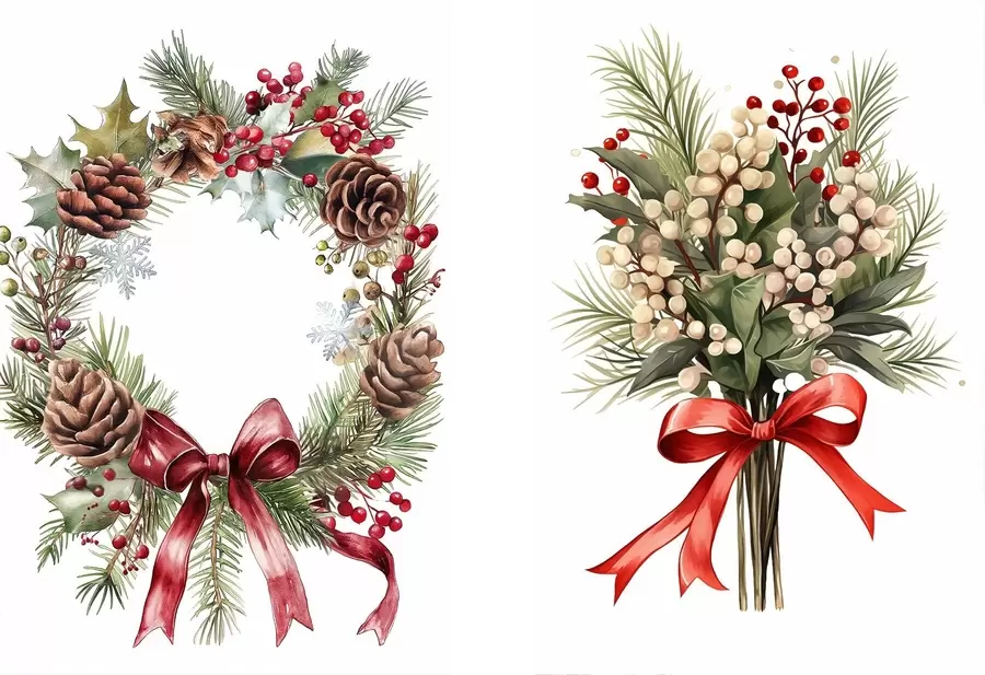 Obraz Ozdoby świąteczne m00955