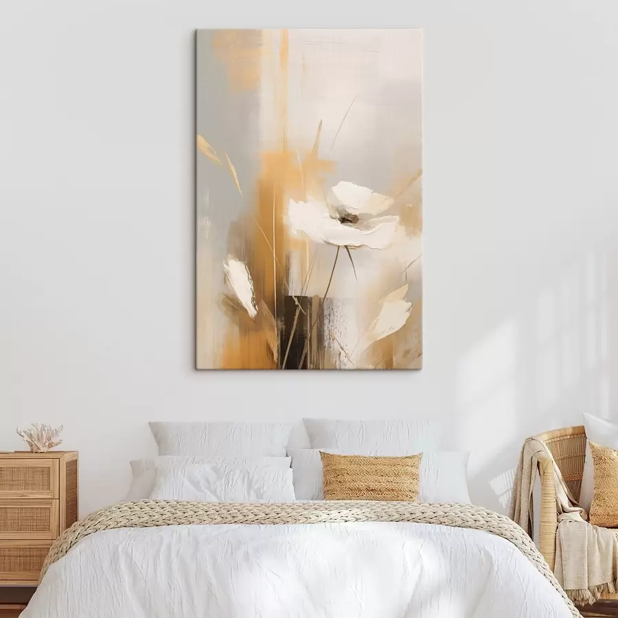 Obraz Abstrakcyjny kwiat polny s46453