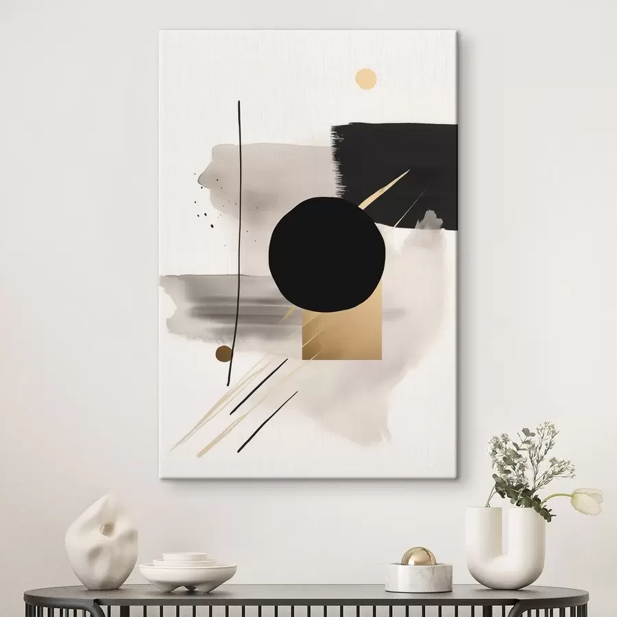 Obraz Abstrakcje z kształtami s46572