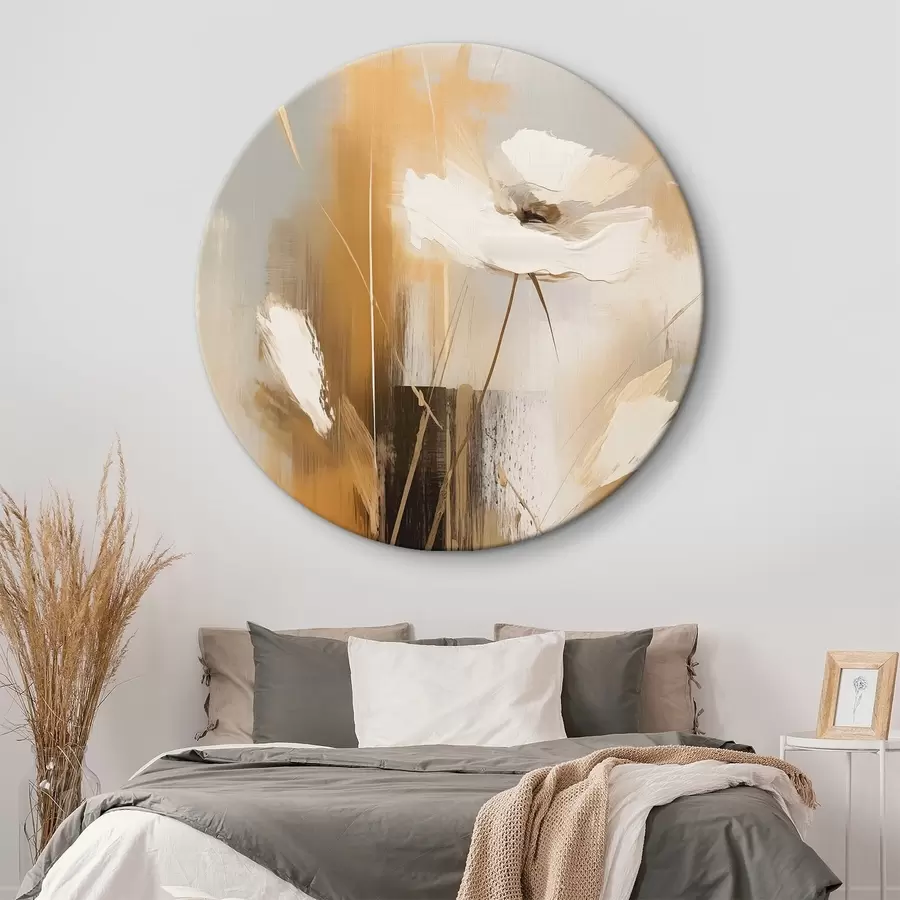 Obraz Abstrakcyjny kwiat polny r46453