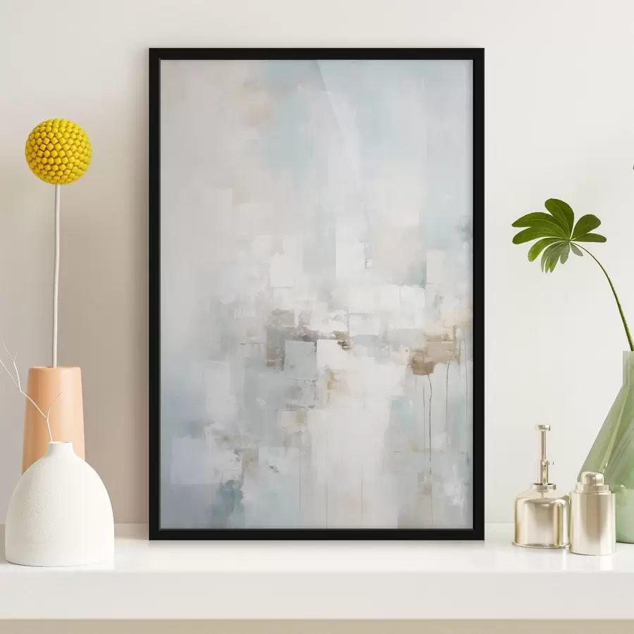 Fototapeta Jasne pastelowe bloki: niebieski, beżowy, biały f46546