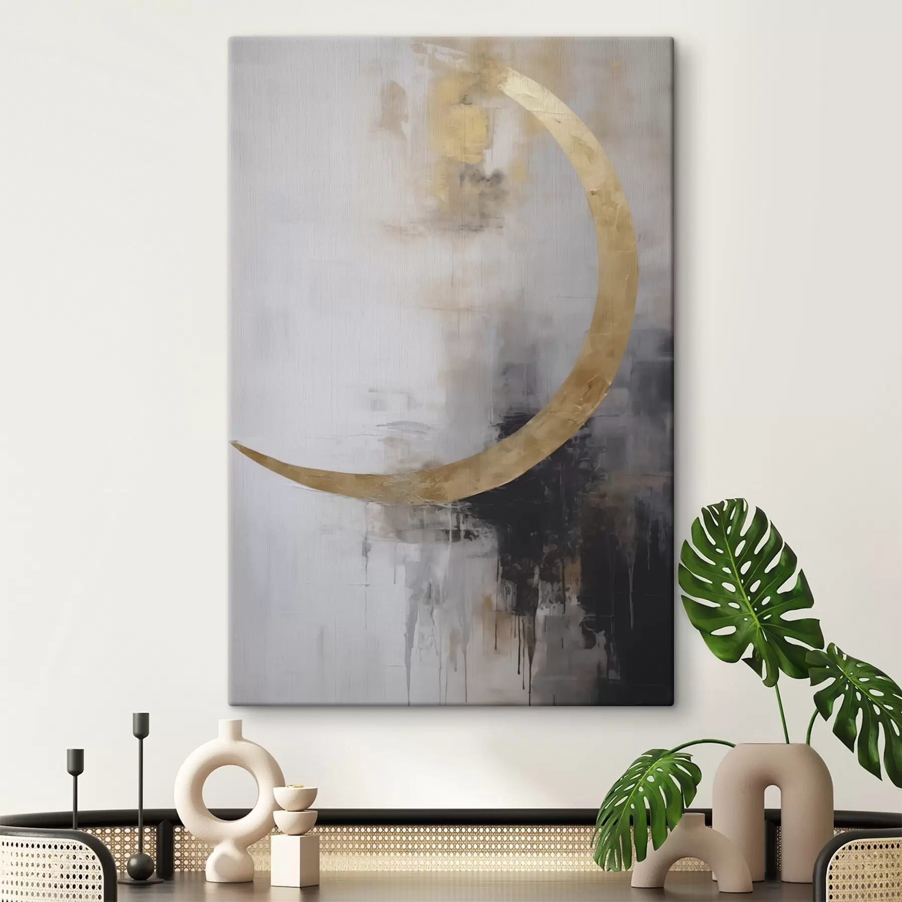 Obraz Abstrakcja imitująca malarstwo s46675