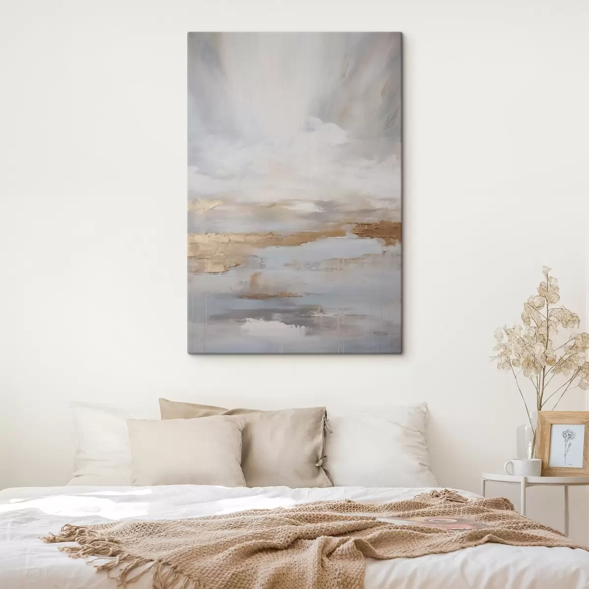 Obraz Abstrakcyjna kompozycja naśladująca malarstwo s46678