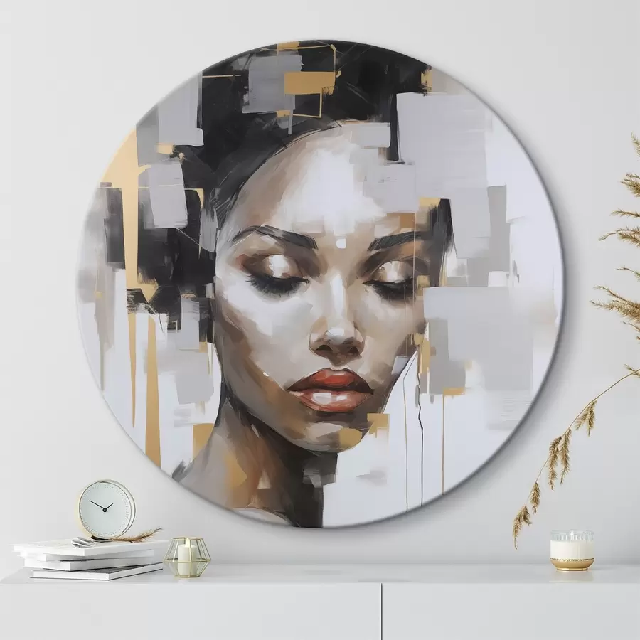 Obraz Abstrakcyjny portret r46676