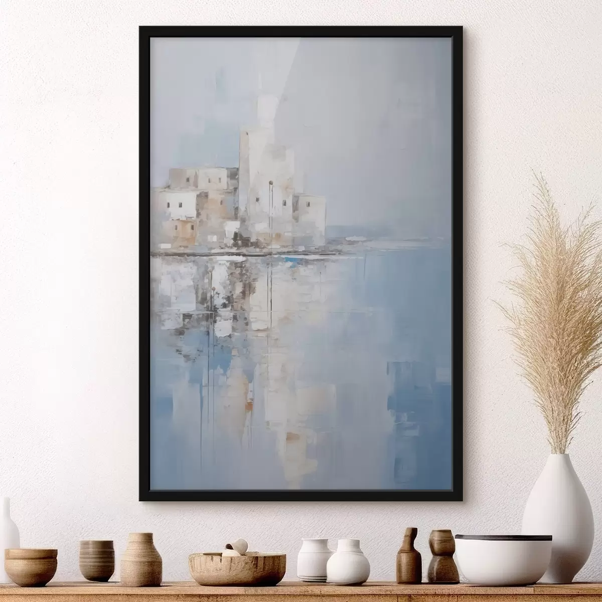 Plakat Abstrakcyjna imitacja pejzażu w malarstwie f46674