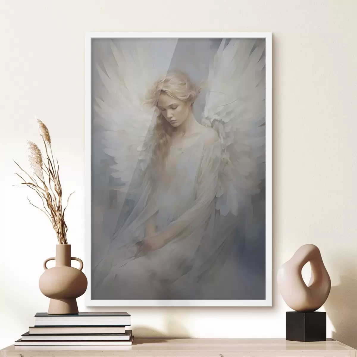 Plakat Abstrakcja anioła f46681