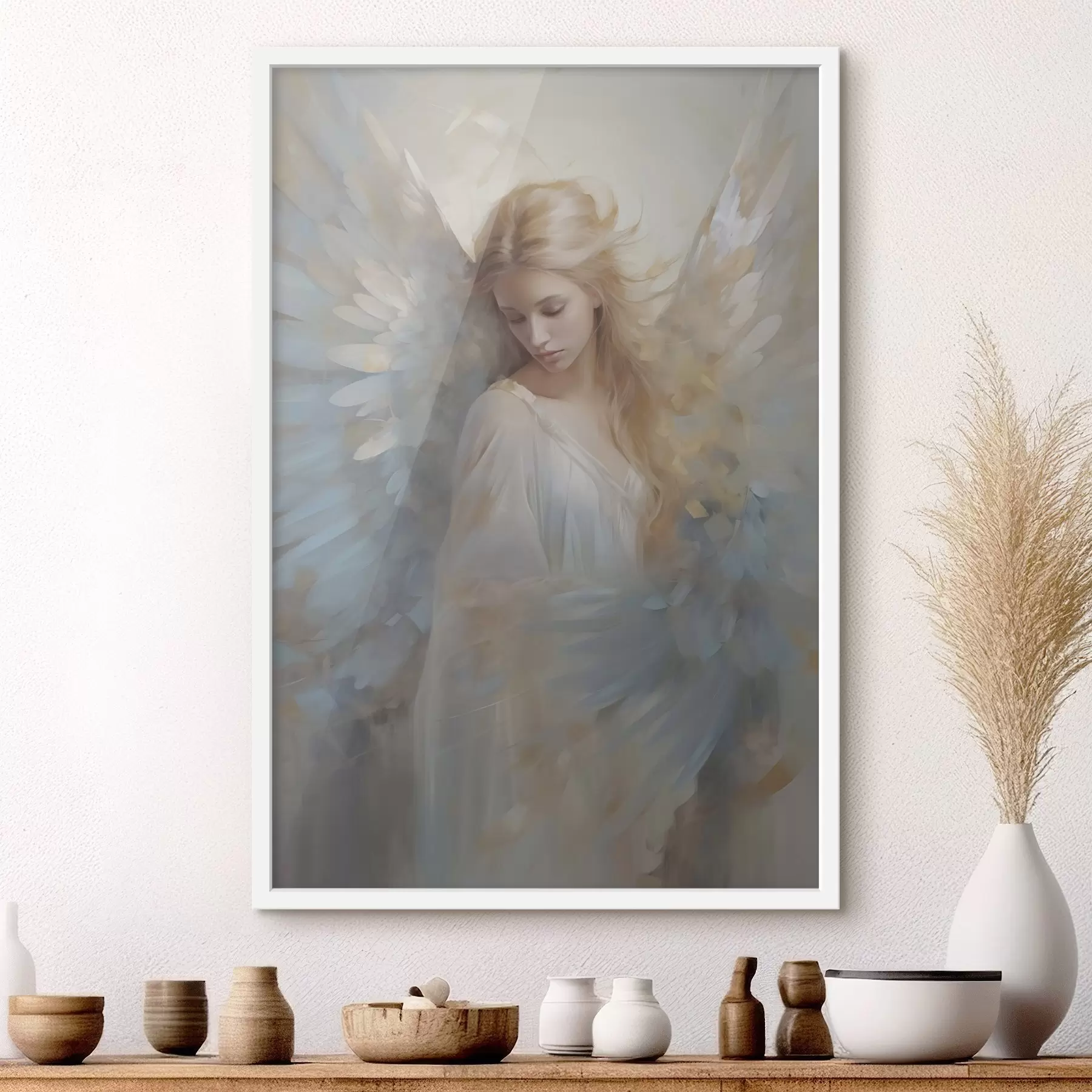 Fototapeta Imitacja abstrakcyjnego obrazu anioła f46682