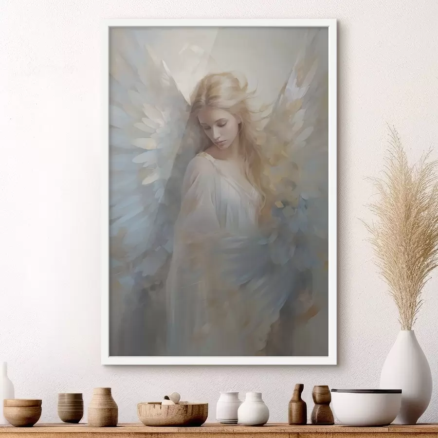 Fototapeta Imitacja abstrakcyjnego obrazu anioła f46682