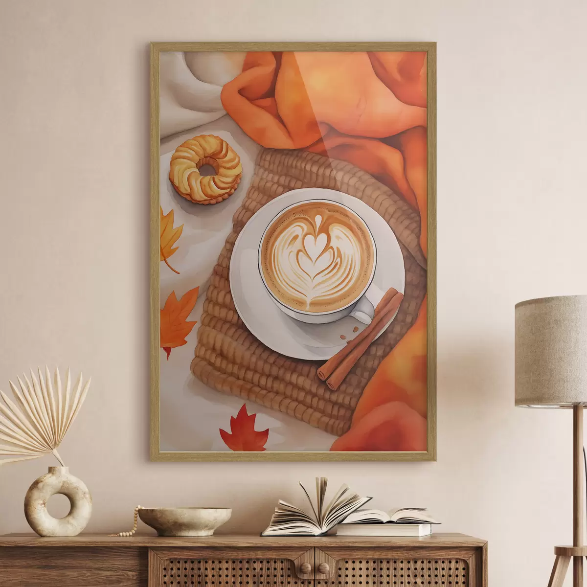 Plakat Jesienna latte f46623
