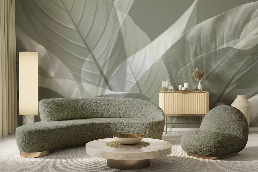 Fototapeta Duże liście w04901