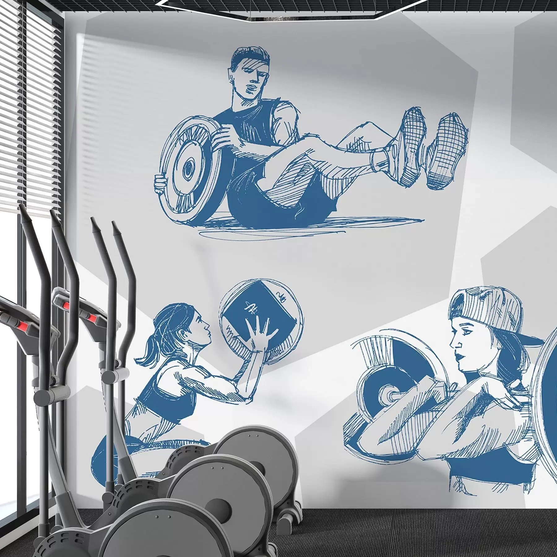 Fototapeta Sportowcy w04909