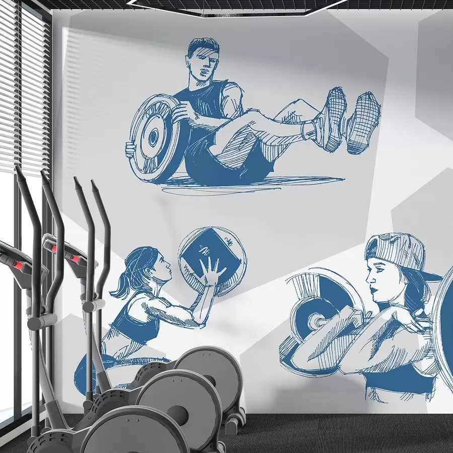 Fototapeta Sportowcy w04909