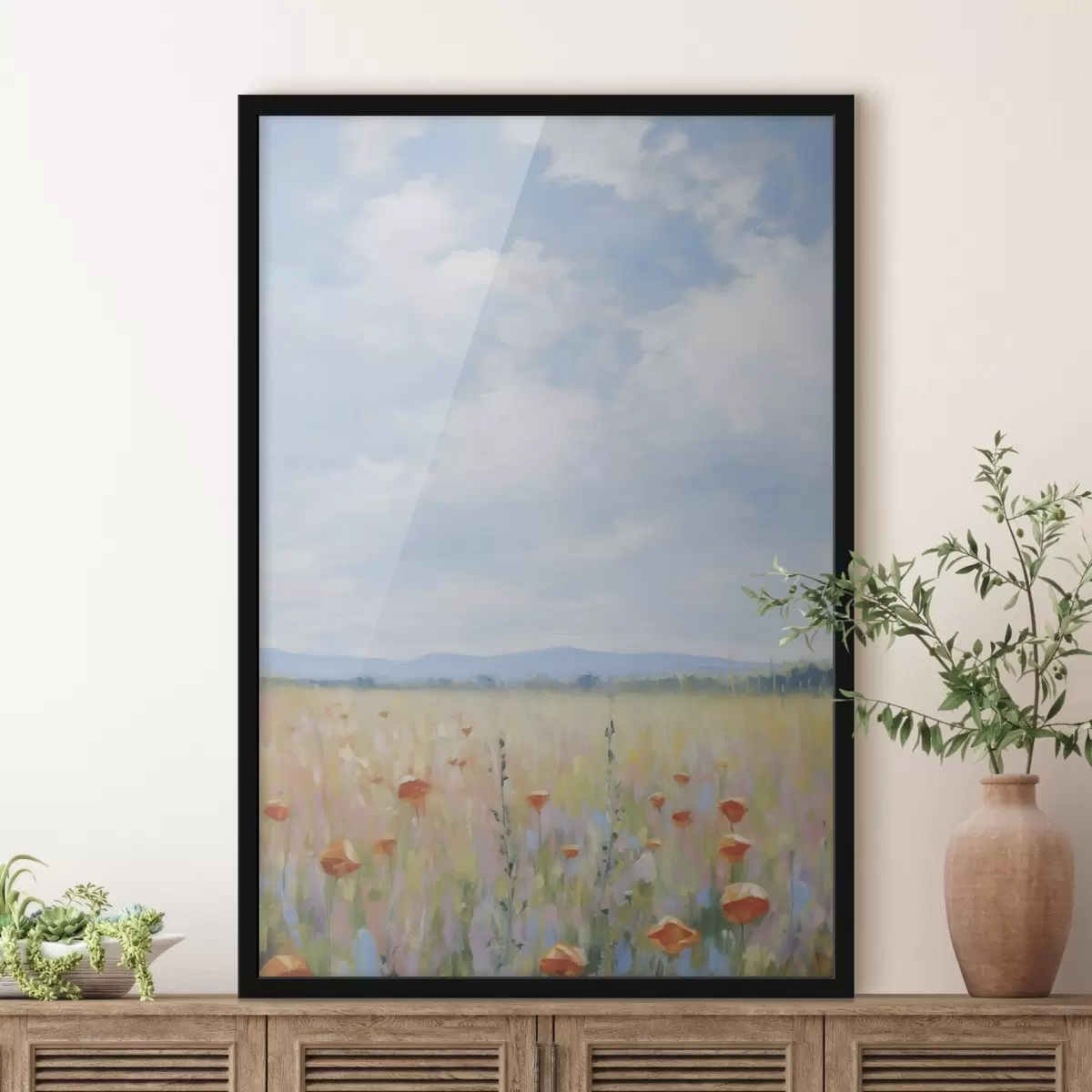 Plakat Malowanie imitujące teren f46715