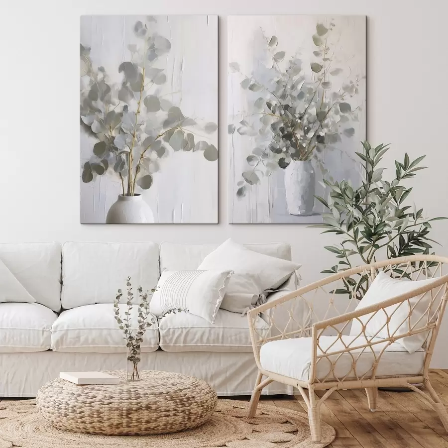 Obraz Gałązki w wazonie – imitacja obrazu m01020