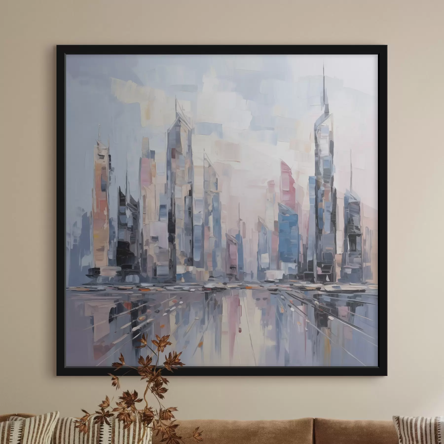 Fototapeta Abstrakcyjna imitacja malarstwa miejskiego f46752